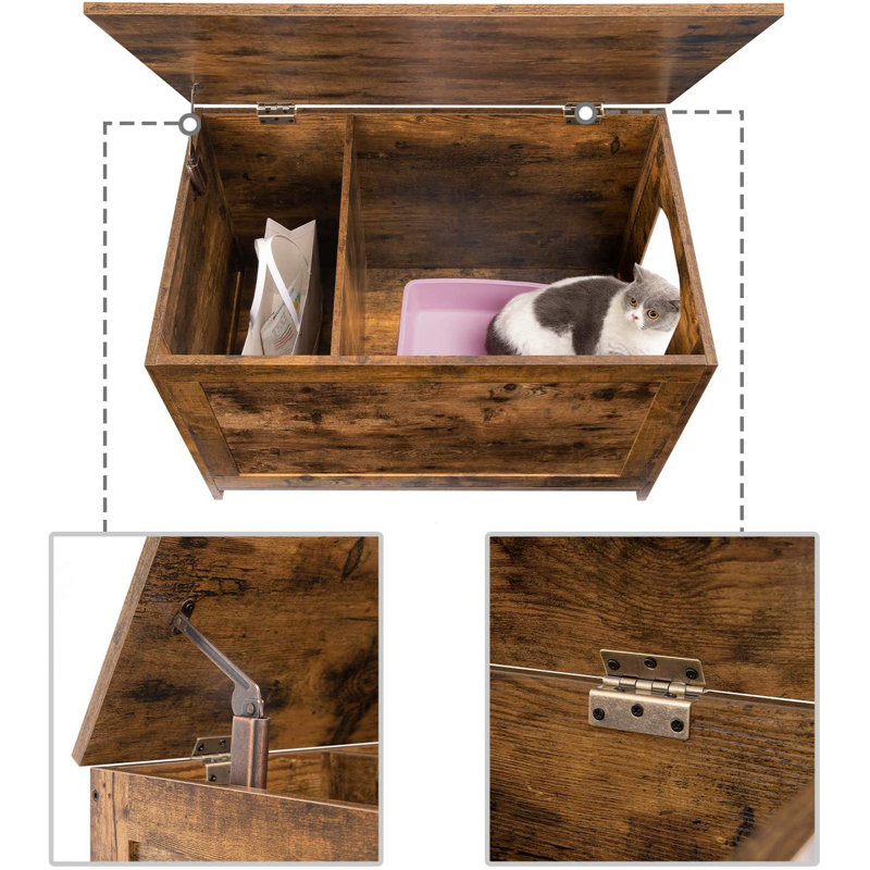 Tucker Murphy Pet™ Flip Top Litter Box Enclosure & Reviews Wayfair